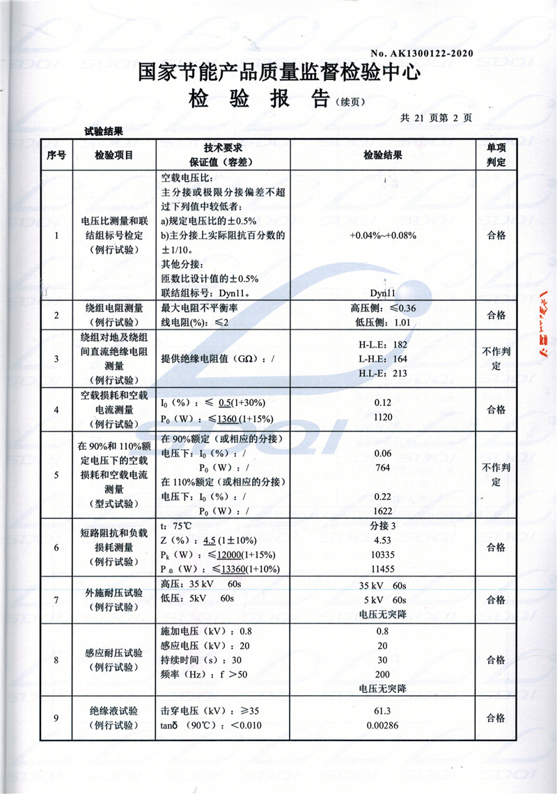 高低压试验报告-S11-1250都江堰都江堰都江堰油浸式变压器-2.jpg